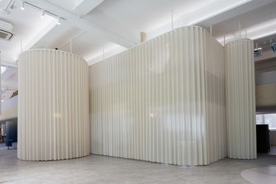 Vorhang-Systeme, SG 5600, Colorama Acoustic Multicolour, UFOU Showroom, Shanghai, China