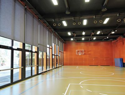 Rollo-Systeme, SG 4980, Colorama 2, Gym, Veyras, Switzerland