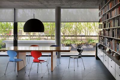 Rollo-Systeme, SG 4930, Multiscreen 1-10%, Room shot "Bateman's Row Penthouse Apartment", London, United Kingdom