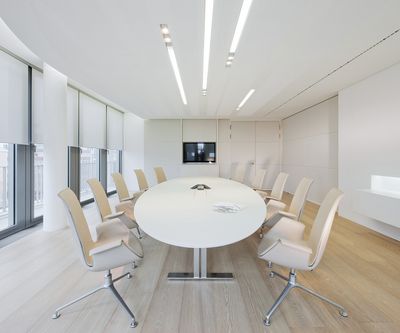Rollo-Systeme, SG 4970, Multiscreen 1-10%, Room shot "Orrick House", Düsseldorf, Germany