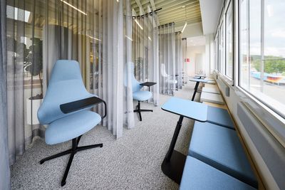 Schleuderzug-Systeme, SG 6870, Colorama Acoustic, Interstuhl Liveroom, Messstetten-Tieringen, Germany