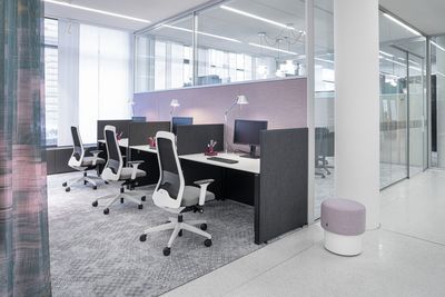 Flächenvorhang-Systeme, SG 2700, Colorama 2, Bene HQ, Vienna, Austria