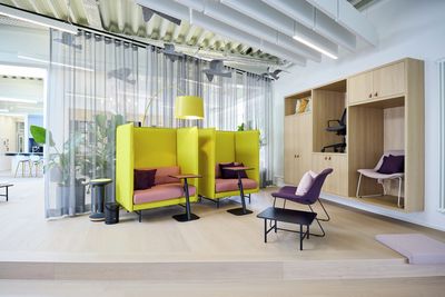 Schleuderzug-Systeme, SG 6870, Colorama Acoustic, Interstuhl Liveroom, Messstetten-Tieringen, Germany