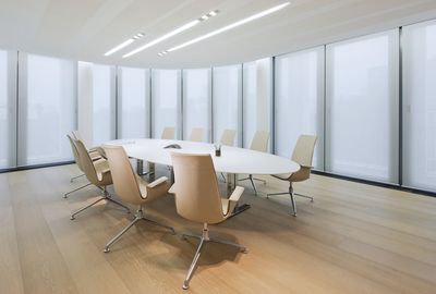 Rollo-Systeme, SG 4970, Multiscreen 1-10%, Room shot "Orrick House", Düsseldorf, Germany