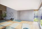 Vorhang-Systeme, SG 3870, Yoga room, recessed curtain track Vorhang-Systeme, SG 3870, Yoga room, recessed curtain track