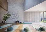 Vorhang-Systeme, SG 3870, Yoga room, recessed curtain track Vorhang-Systeme, SG 3870, Yoga room, recessed curtain track