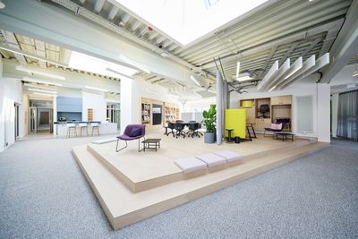 Schleuderzug-Systeme, SG 6870, Colorama Acoustic, Interstuhl Liveroom, Messstetten-Tieringen, Germany